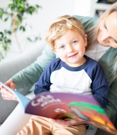Cole the mole - Boy reading Cole the mole - heart-warming children's story set in the African wilderness