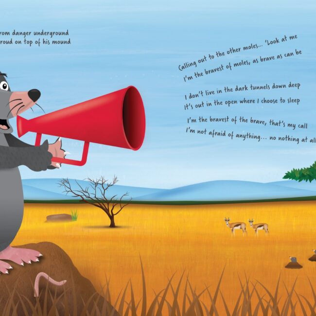 Cole the mole - heart-warming children's story set in the African wilderness